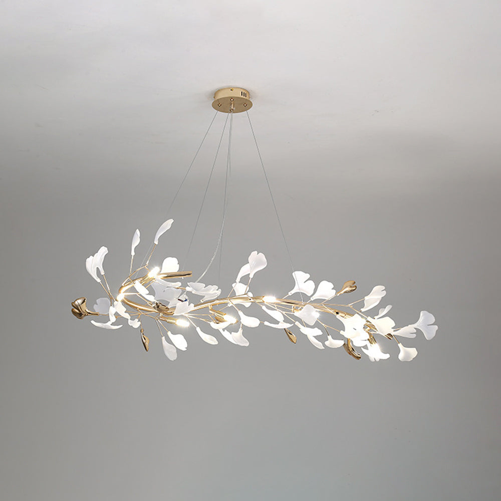 CeraLuxe Keramik-Kronleuchter mit 8 warmen LEDs für Innenräume | Lersk