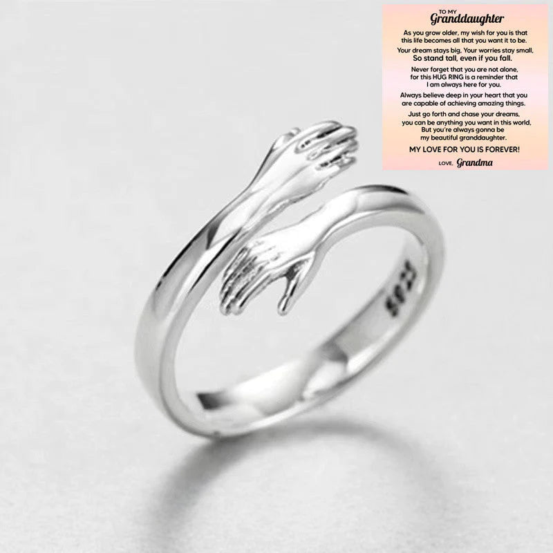 Hug Ring – Bestes Geschenk für geliebte Menschen, ein einfaches und dennoch elegantes Accessoire, das Bindung und Dankbarkeit feiert | Lersk
