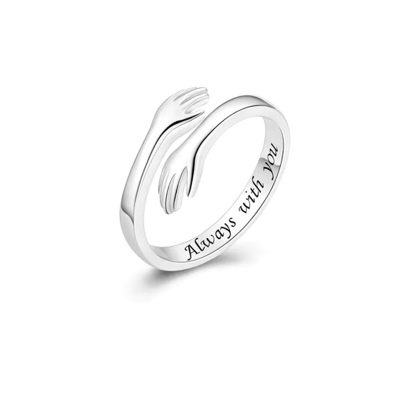 Hug Ring – Bestes Geschenk für geliebte Menschen, ein einfaches und dennoch elegantes Accessoire, das Bindung und Dankbarkeit feiert | Lersk