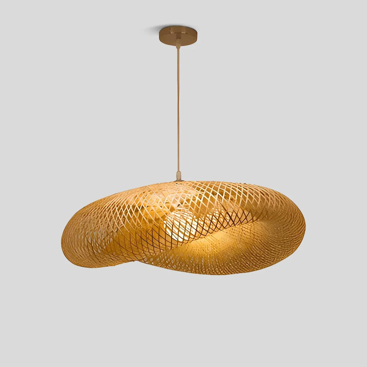 Bamboo Weaving Pendant Light for Dining Room | Lersk
