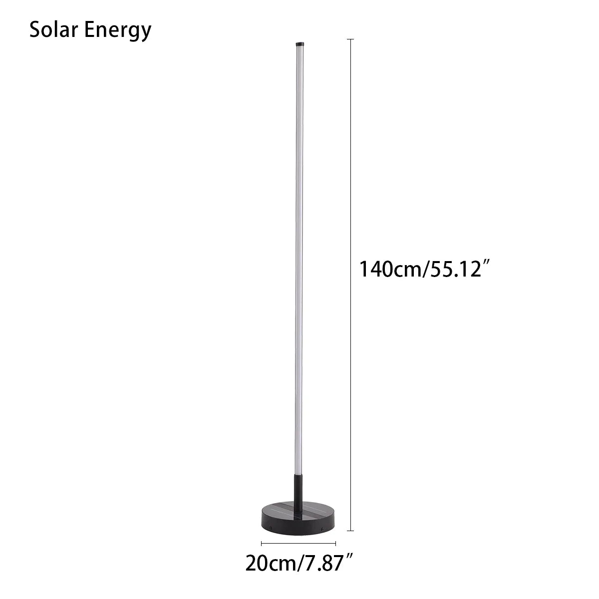 Lámpara de Piso Impermeable para Exterior Lineal | Lersk