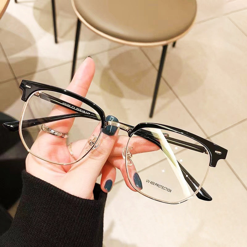Blue Light Blocking Half-Rim Glasses Eyewear for Digital Screens and Everyday Wear | Lersk