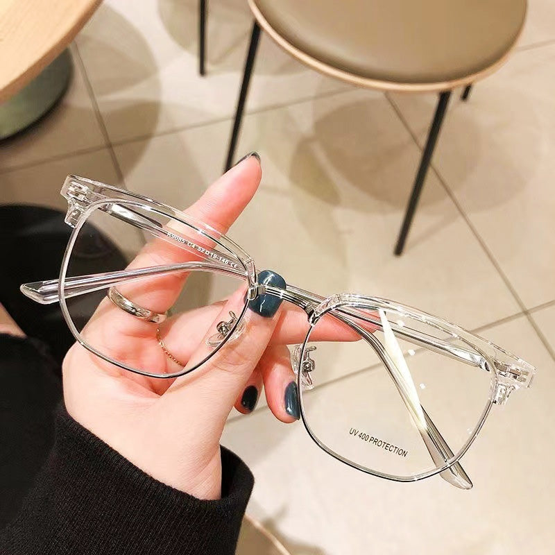 Blue Light Blocking Half-Rim Glasses Eyewear for Digital Screens and Everyday Wear | Lersk