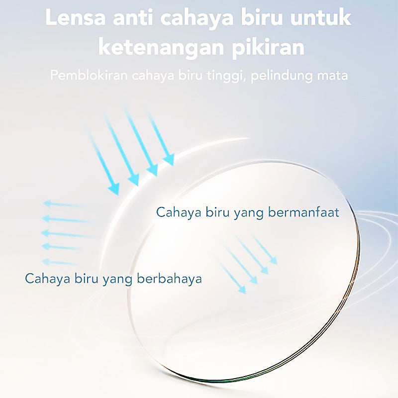 Blue Light Blocking Half-Rim Glasses Eyewear for Digital Screens and Everyday Wear | Lersk
