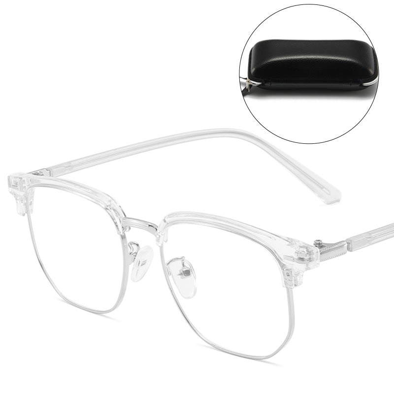 Blue Light Blocking Half-Rim Glasses Eyewear for Digital Screens and Everyday Wear | Lersk