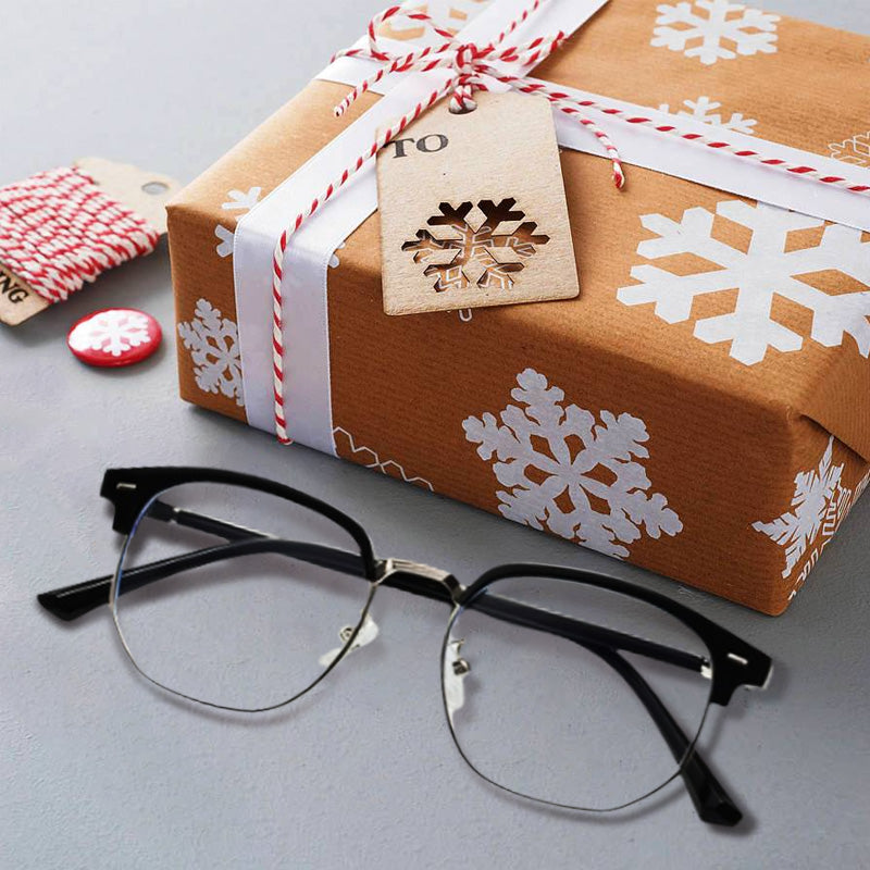 Blue Light Blocking Half-Rim Glasses Eyewear for Digital Screens and Everyday Wear | Lersk