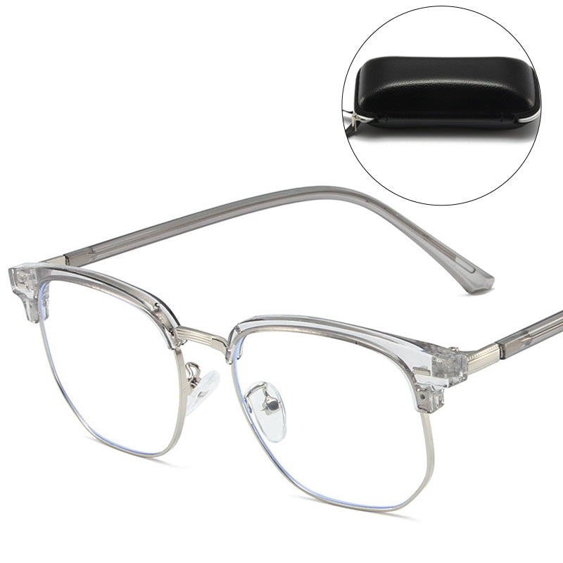 Blue Light Blocking Half-Rim Glasses Eyewear for Digital Screens and Everyday Wear | Lersk