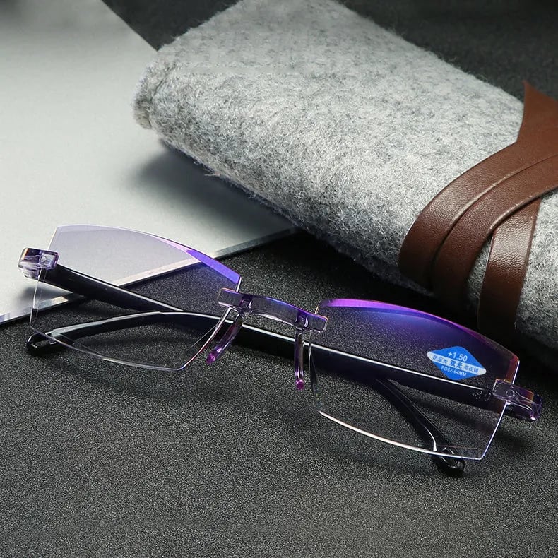 High Hardness Anti-Blue Progressive Reading Glasses For Distance And Near Range Dual Use | Lersk