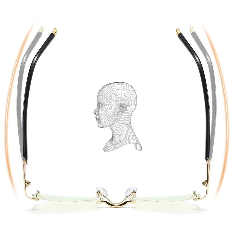 High Hardness Anti-Blue Progressive Reading Glasses For Distance And Near Range Dual Use | Lersk