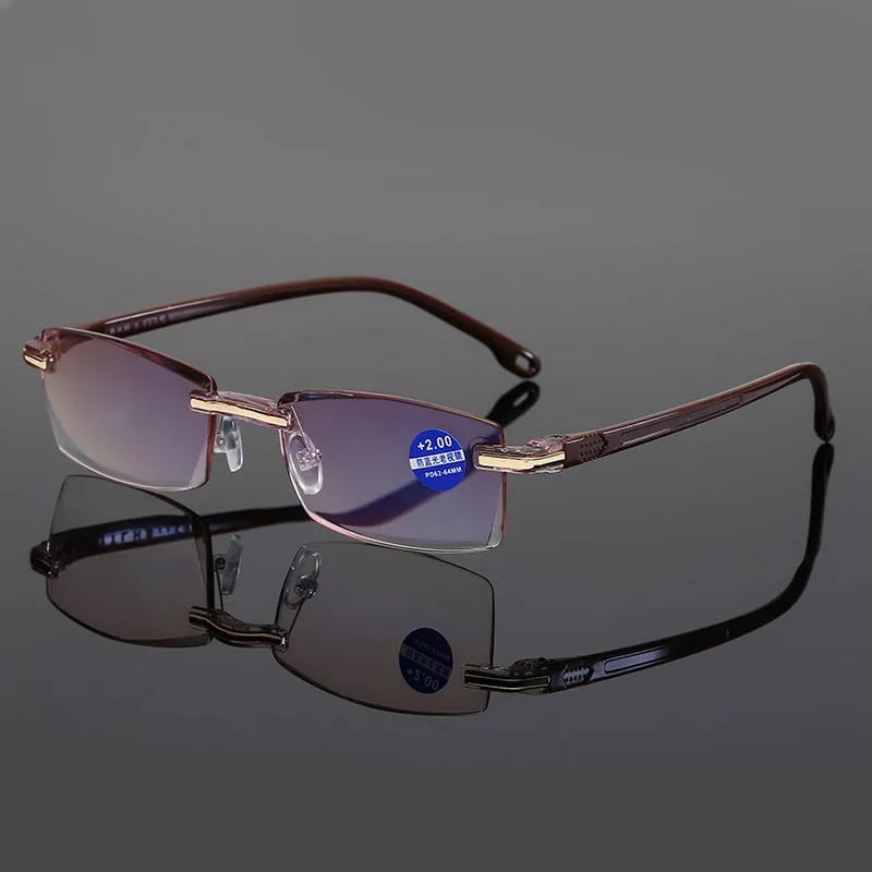 High Hardness Anti-Blue Progressive Reading Glasses For Distance And Near Range Dual Use | Lersk