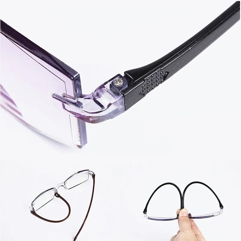 High Hardness Anti-Blue Progressive Reading Glasses For Distance And Near Range Dual Use | Lersk