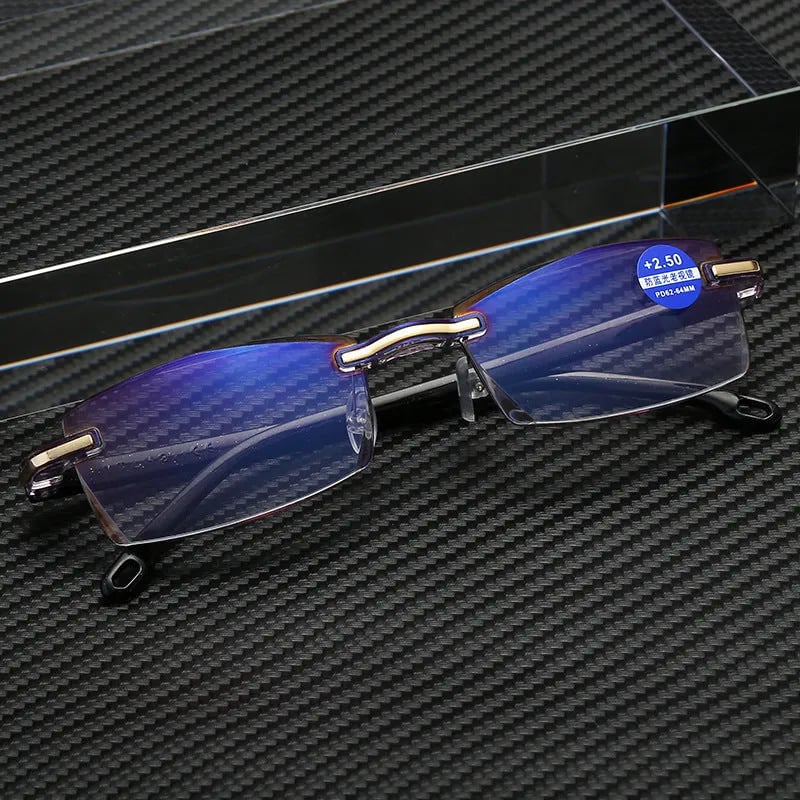 High Hardness Anti-Blue Progressive Reading Glasses For Distance And Near Range Dual Use | Lersk