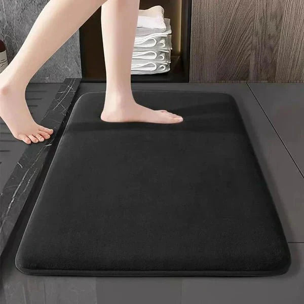 Nova Velvet Bath Mat Absorbent Non Slip Quick Dry Rug | Lersk