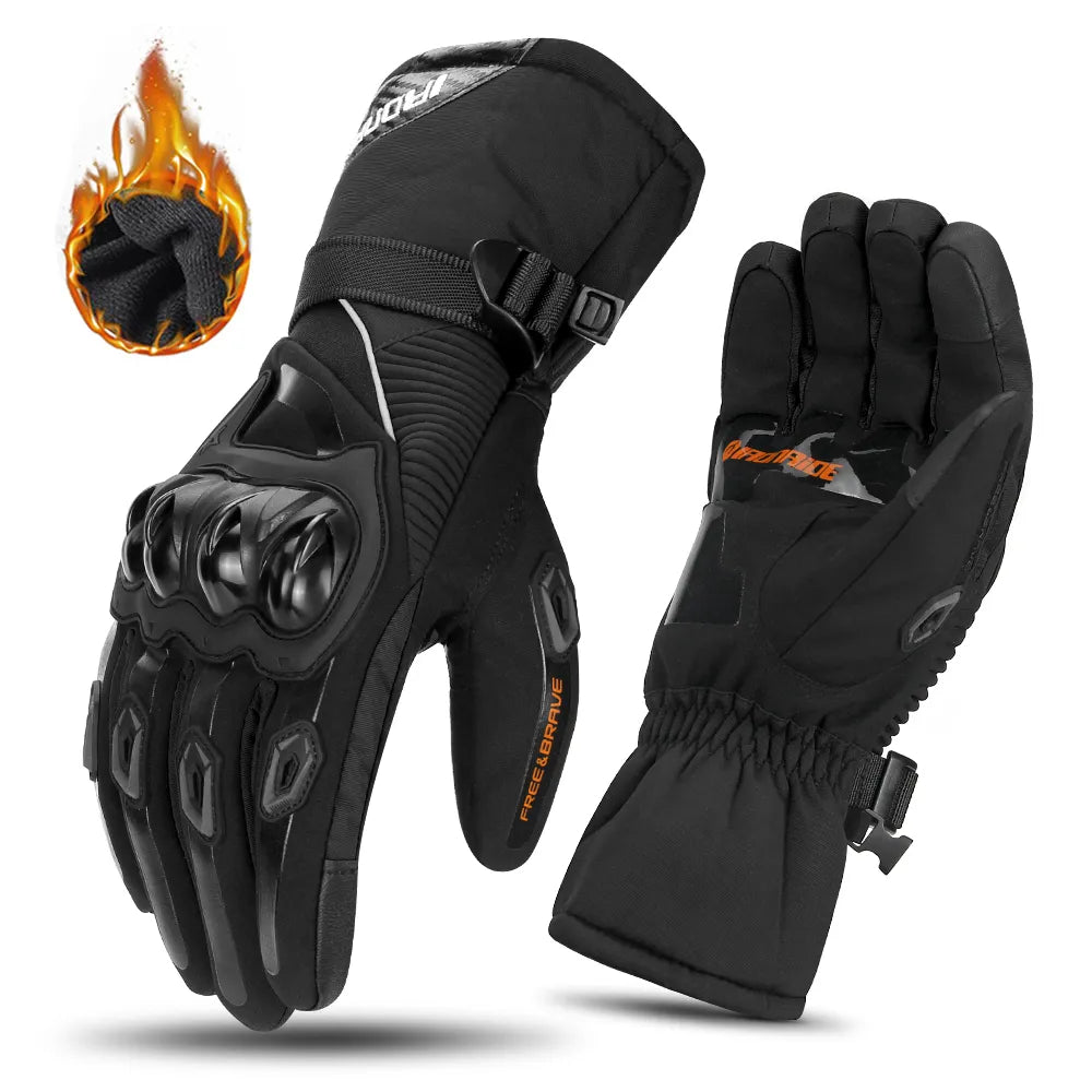 PolarGuard Pro vodotěsné zateplené motocyklové rukavice pro jízdu v chladném počasí | Lersk