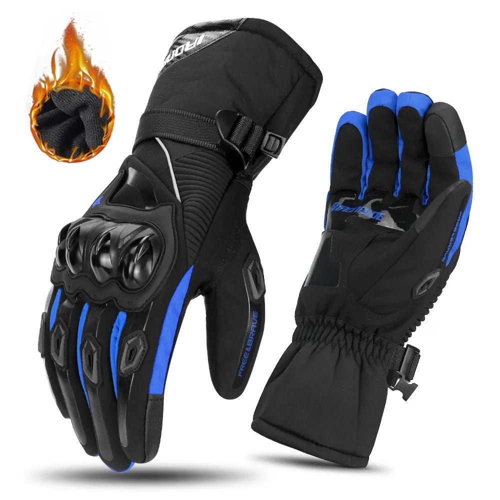 PolarGuard Pro vodotěsné zateplené motocyklové rukavice pro jízdu v chladném počasí | Lersk