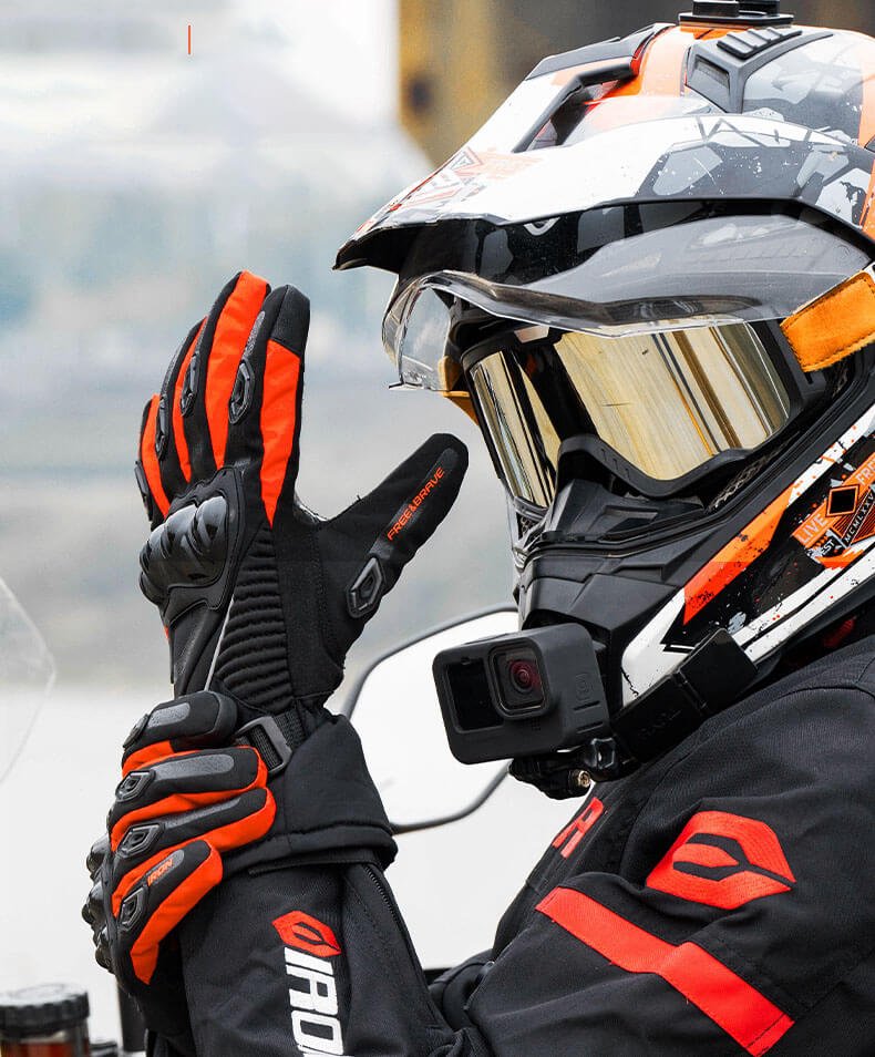 PolarGuard Pro vodotěsné zateplené motocyklové rukavice pro jízdu v chladném počasí | Lersk