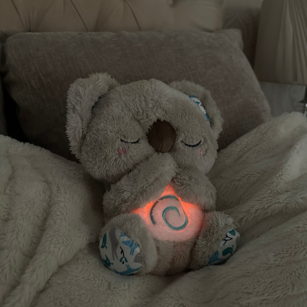 Giocattolo per la respirazione calmante Koala per rilassamento e supporto al sonno con movimento respiratorio delicato | Lersk