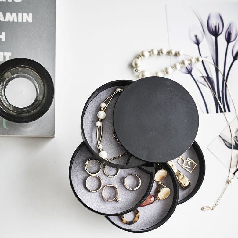 Twist Around Jewelry Organizer With Elegant Round Design For Easy Accessory Storage And Everyday Use | Lersk