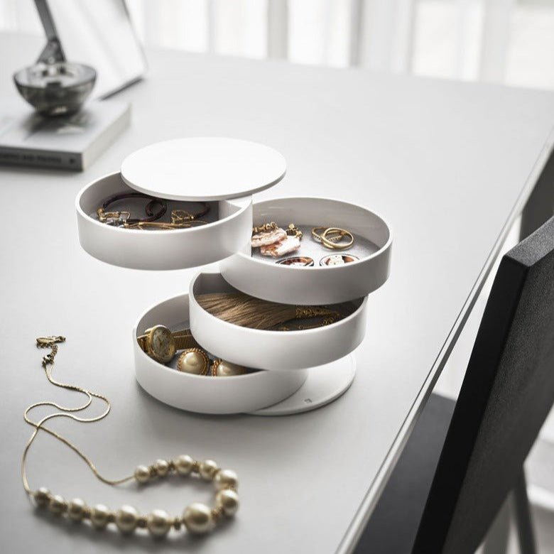 Twist Around Jewelry Organizer With Elegant Round Design For Easy Accessory Storage And Everyday Use | Lersk