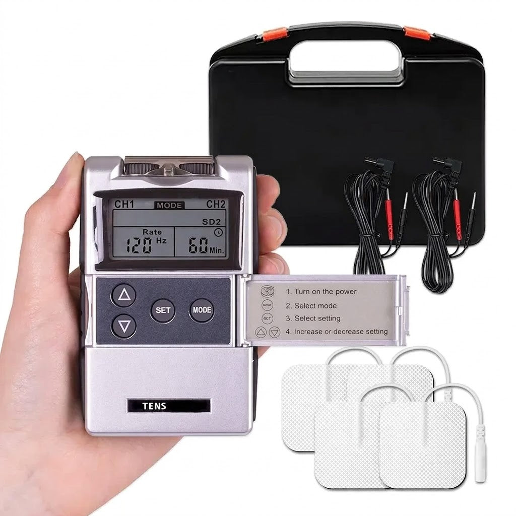 Channel TENS & EMS Muscle Stimulator with Electrode Pads for Body & Nerve Comfort | Lersk