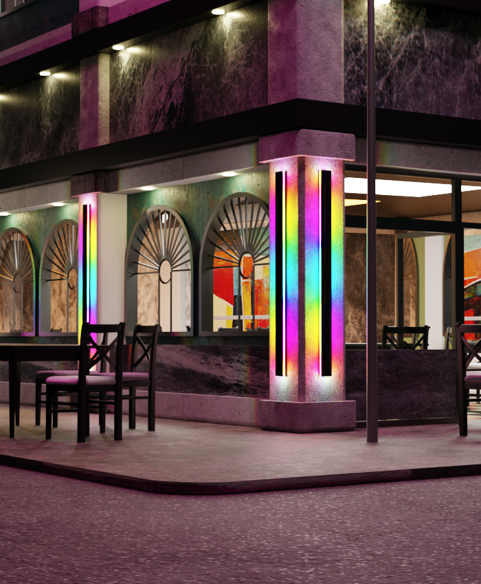 Luz de Pared Impermeable RGB LumaHaven para Interior y Exterior | Lersk