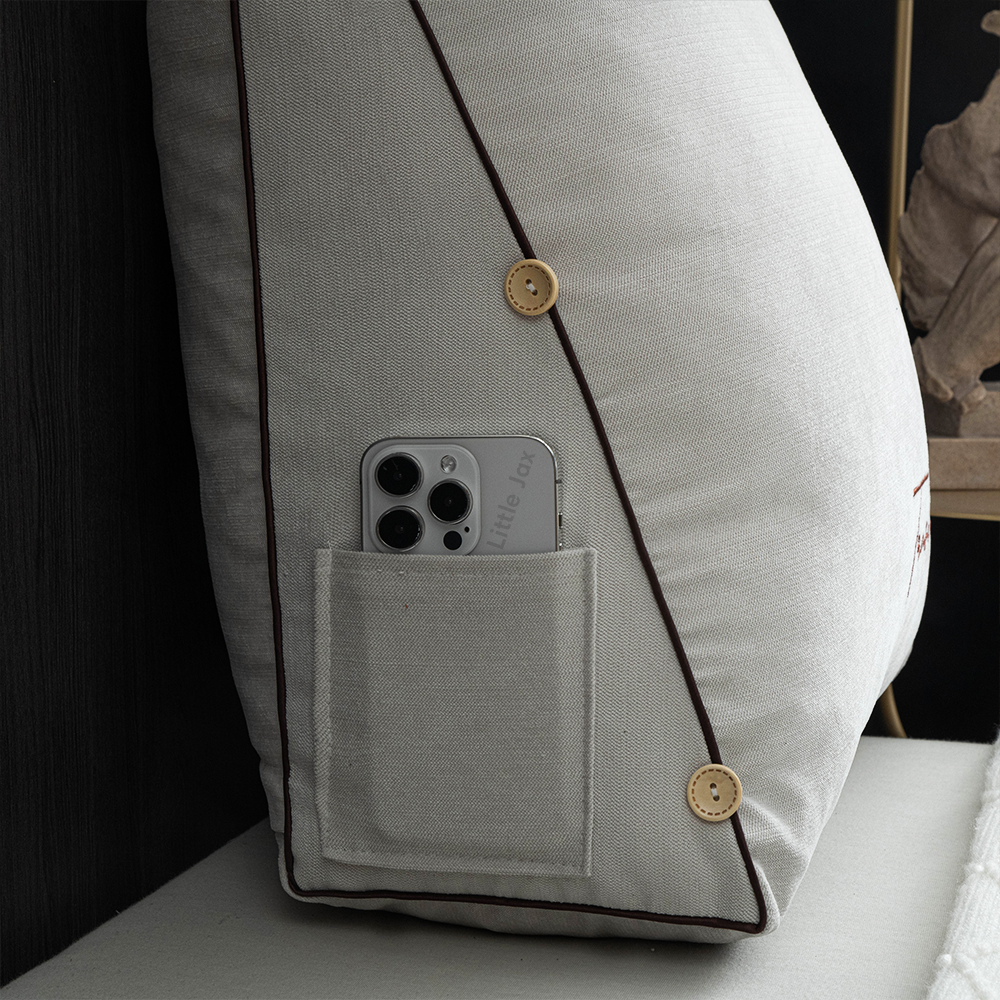 NovaSupport Ergonomic Back Reading Pillow for Bed and Sofa | Lersk
