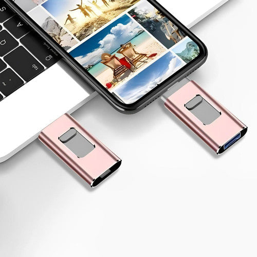 NexPort 128GB 4v1 USB disk pro iPhone a Android | Lersk