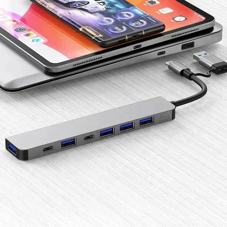 Nexora 7-In-1 USB-C Hub High-Speed Multiport For Mac/PC | Lersk