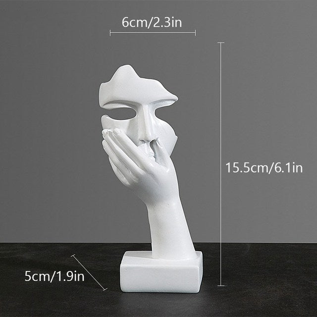 LumaMask Abstrakte Wanddekoration Moderne Masken-Skulptur Kunst