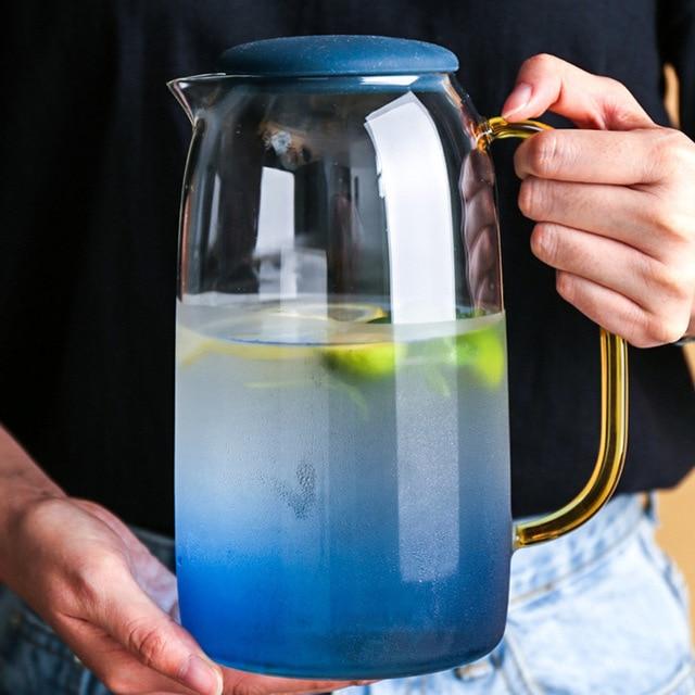 Azure Ombre glas kande sæt | Lersk
