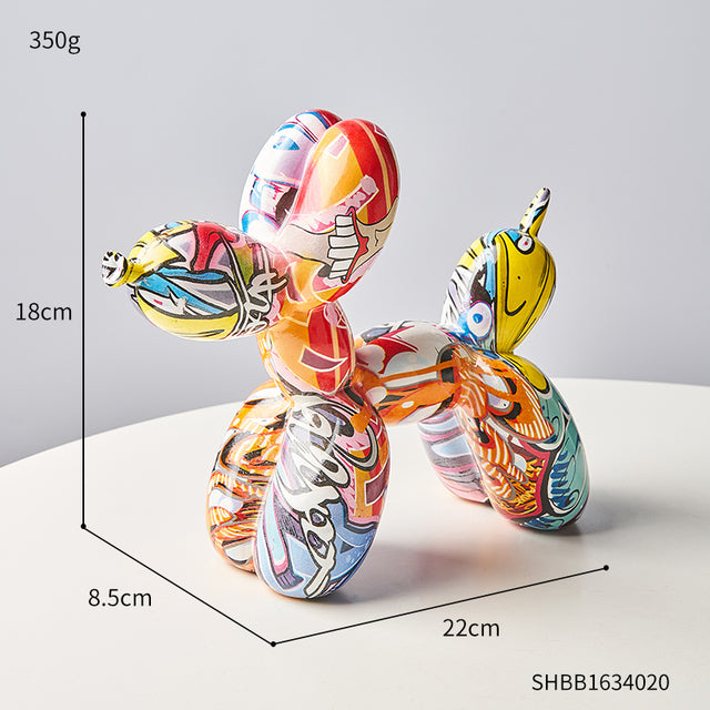 Abstract Graffiti Statuette for Modern Home Decor Accent | Lersk
