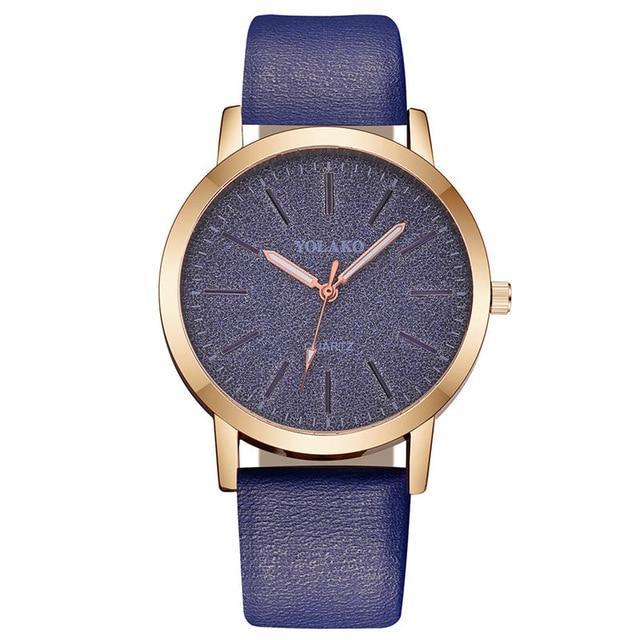 IcoolGadgets Geneva Faux Leather Analog Quartz Wrist Watch For Women Elegant Gift | Lersk