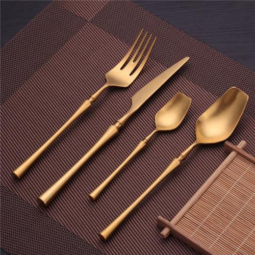 Nefertari Elegant Stainless Steel Flatware 4-Piece Set | Lersk