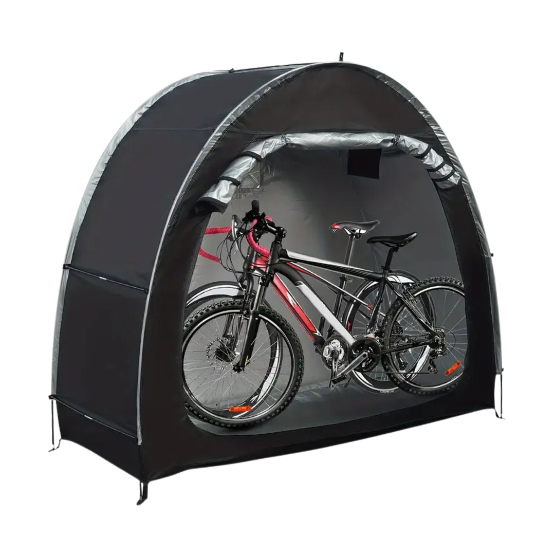 Tenda impermeabile per deposito biciclette per due biciclette, ideale per garage, cortili e parcheggi all'aperto | Lersk
