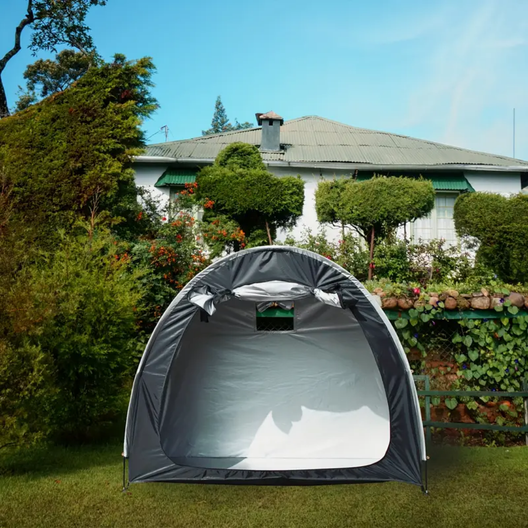 Tenda impermeabile per deposito biciclette per due biciclette, ideale per garage, cortili e parcheggi all'aperto | Lersk