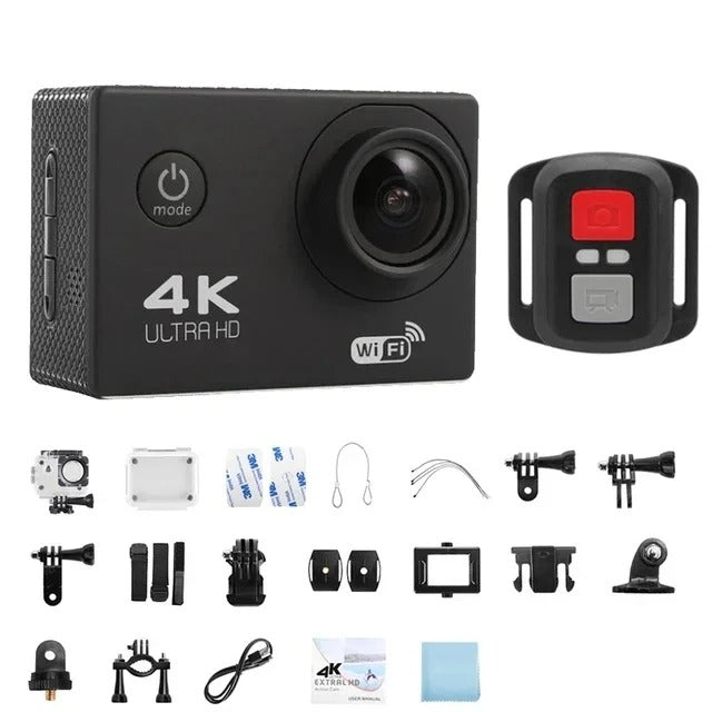 AeroNova 4K Action Camera With WiFi Waterproof For Outdoor Vlogs | Lersk