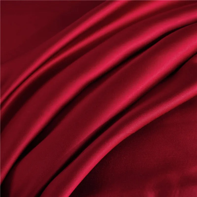LunaSilk Mulberry Duvet Cover - Solid Color, Luxury Bedding | Lersk