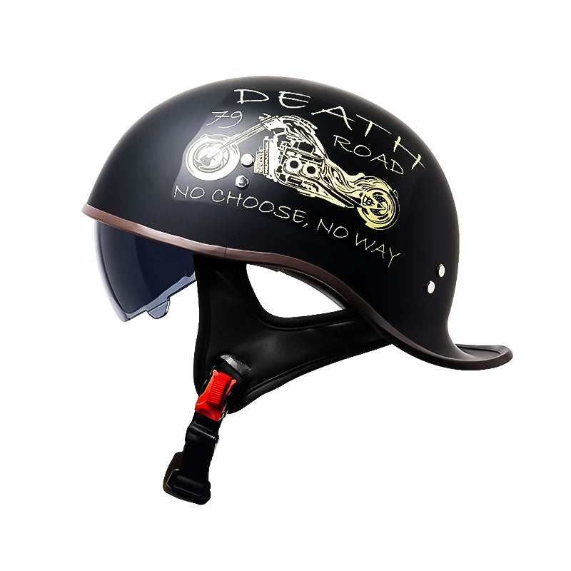 VoltGlide Half Helmet Visor For Motorcycles DOT Certified | Lersk