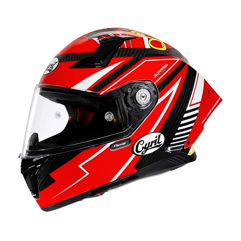 Casco Integrale in Fibra di Carbonio Leggero DOT ECE per Piloti | Lersk