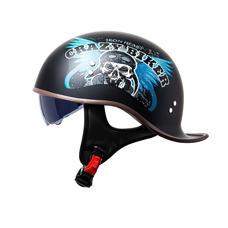 VoltGlide Half Helmet Visor For Motorcycles DOT Certified | Lersk