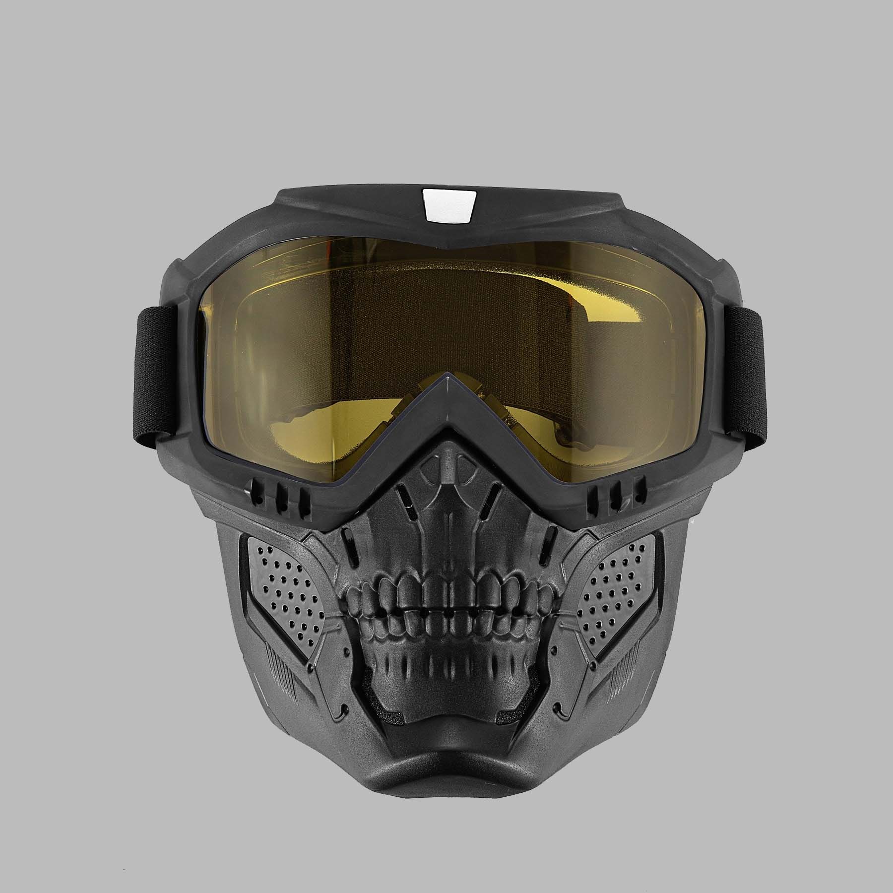 RogueRider Skull Mask with Motorcycle Goggles | Lersk