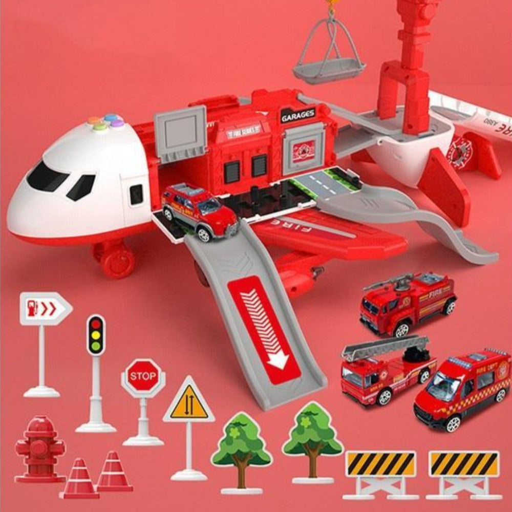 Set de jeu Avion SkyExplorer pour enfants - Ensemble de jeu de rôle et de construction de 20 pièces pour jeunes constructeurs | Lersk