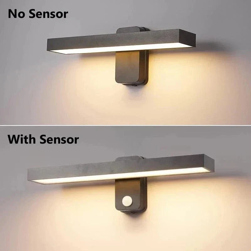 Auron IP65 PIR Motion Sensor Outdoor Wall Light, Rotatable | Lersk