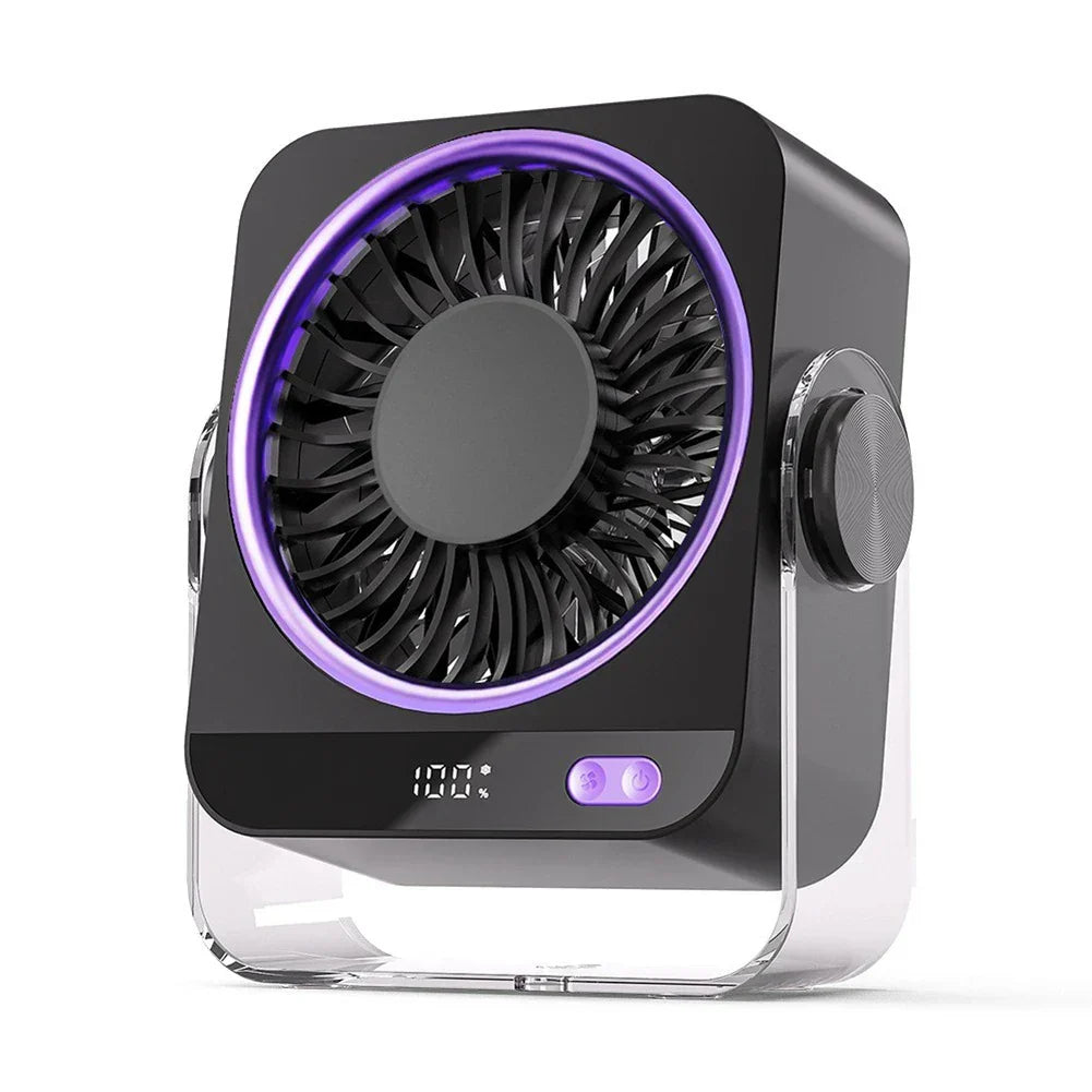 Přenosný stolní ventilátor s dobíjením | Lersk