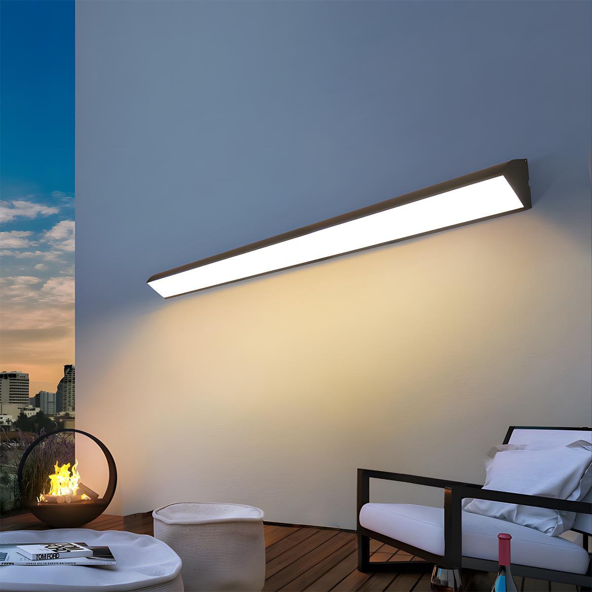 LumaNest Udendørs LED Strip Lys IP65 Vandtæt 120 Graders Justerbar | Lersk