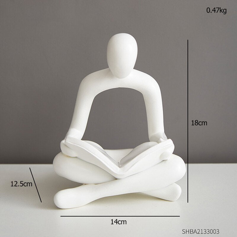 Abstract Figurine Set For Modern Home Decor And Gift | Lersk