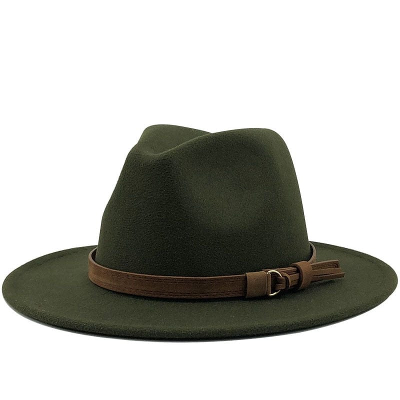 Eridian Fedora klobouk s koženým páskem | Lersk