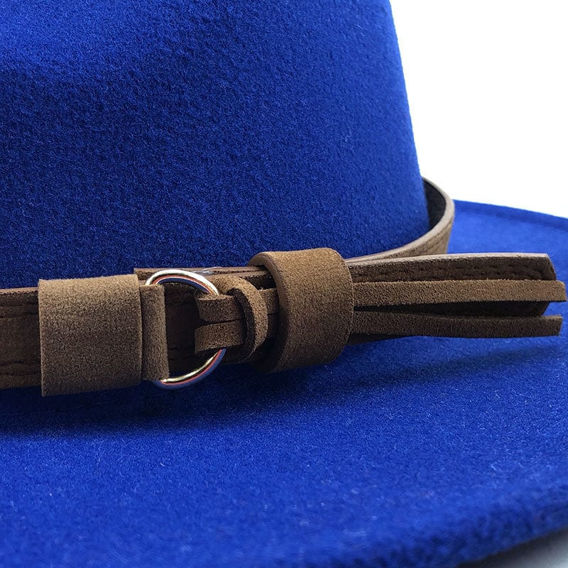 Eridian Fedora klobouk s koženým páskem | Lersk