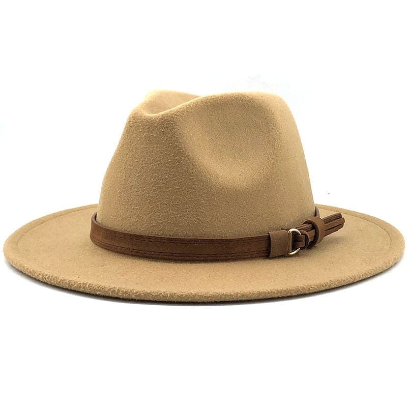 Eridian Fedora klobouk s koženým páskem | Lersk