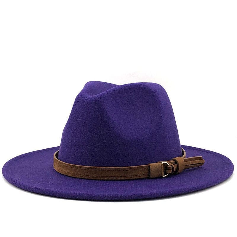 Eridian Fedora klobouk s koženým páskem | Lersk